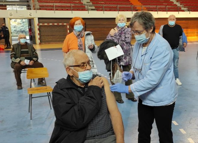Bjelovarčani su se docjepljivali Pfizer cjepivom/Foto: Martina Čapo
