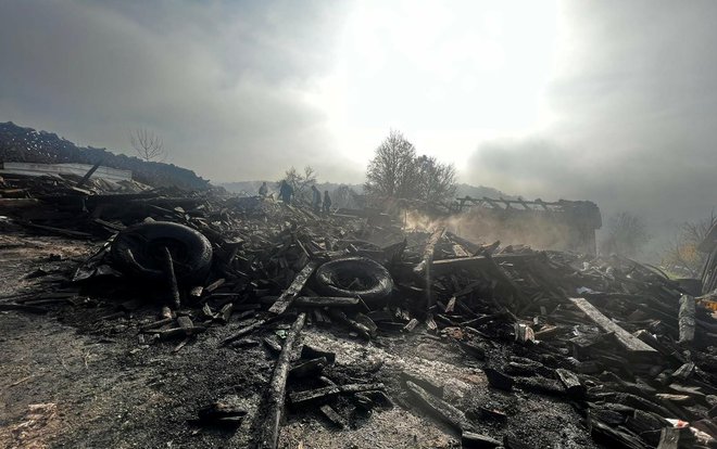Apokaliptičan prizor s mjesta požara/Foto: Vesna Čavlović/Facebook
