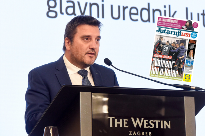 Goran Ogurlić, glavni urednik Jutarnjeg lista/Foto: Darko Tomaš/CROPIX
