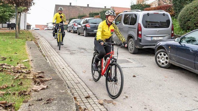 Supružnici Brankica i Davor Gibanjek biciklima su se zaputili u Vukovar/ Foto: Grad Čazma
