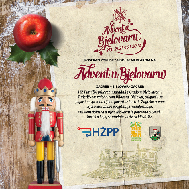 Program Adventa u Bjelovaru/ Foto: Grad Bjelovar
