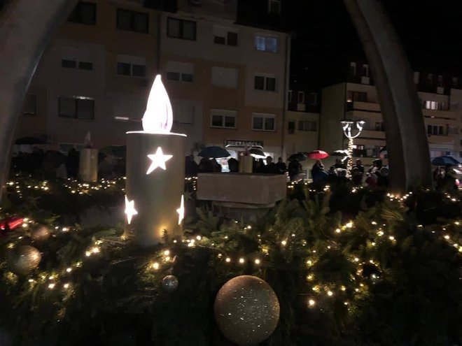Adventska svijeća nade u Garešnici/Foto: Janja Čaisa
