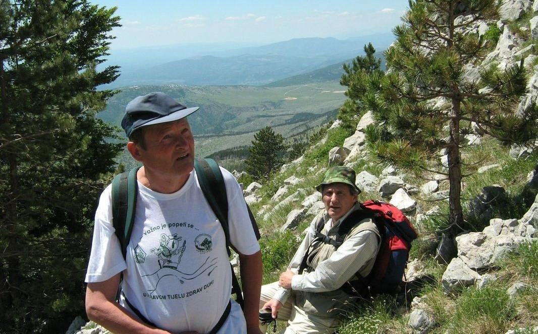 Fotografija: Zdenko Herout i Josip Prević na jednom od brojnih izleta/Foto: Planinarsko društvo Petrov vrh
