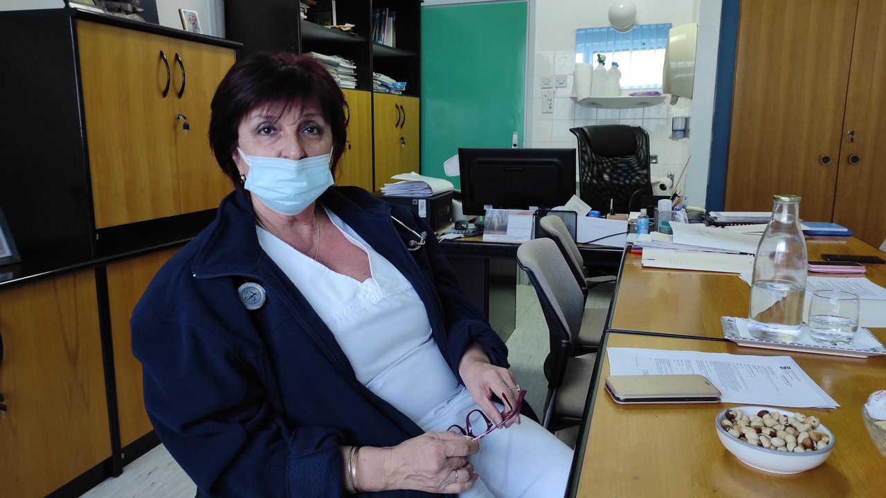 Fotografija: Doktorica Gordana Kesić Valpotić, anesteziologinja i intenzivistkinja, ujedno koordinatorica operativnog tima za COVID-19 OB Bjelovar/Foto: Martina Čapo
