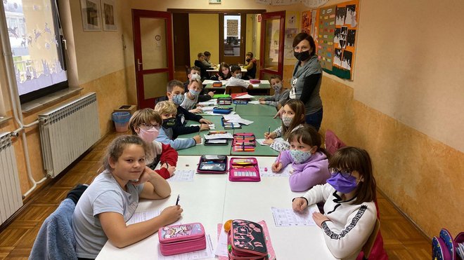 Učenici pišu zadaću, ali rade i brojne druge izvannastavne aktivnosti u produženom boravku/Foto: Sanja Vranješević
