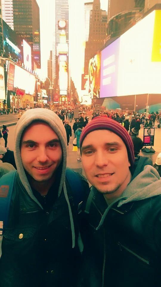 Poziranje na poznatom Times Squareu/Foto: Privatni album
