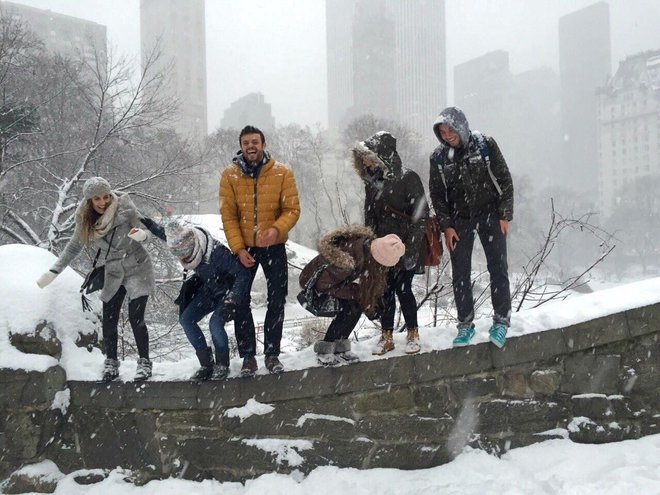 Zimske radosti u New Yorku/Foto: Privatni album

