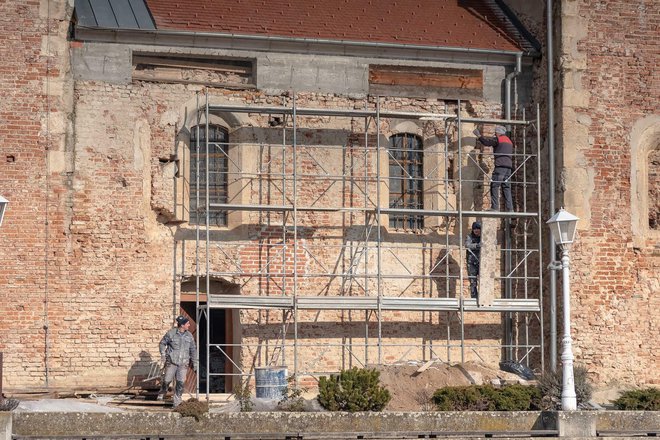 U tijeku je obnove Crkve svete Marije Magdalene u Čazmi/ Foto: D. Kirin
