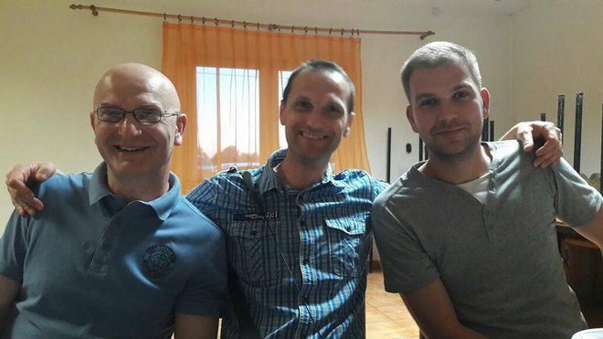 Nenad Mrzlečki (u sredini) sa stranačkim kolegama/Foto: HDZ Bjelovar
