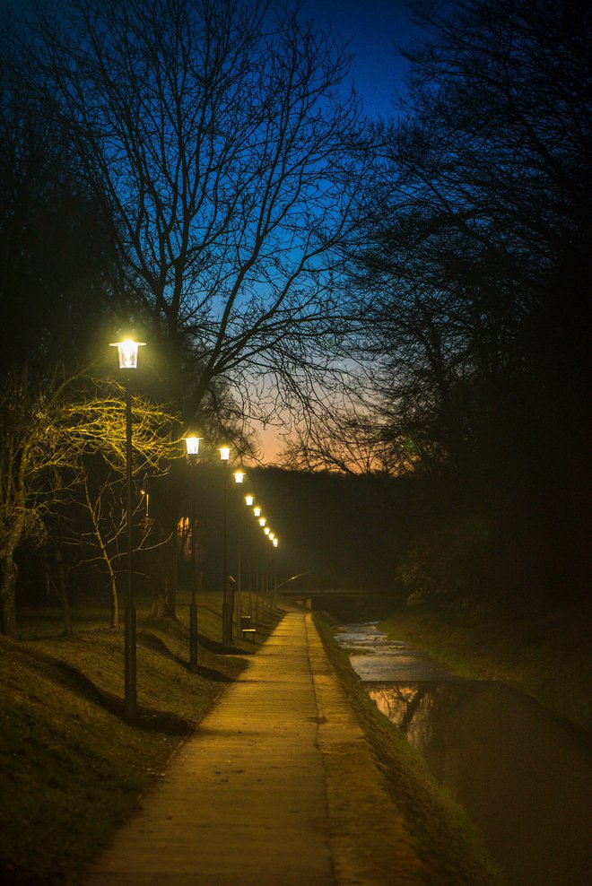 Idealno za opuštajuću šetnju kada se spusti mrak/Foto: Grad Daruvar/Predrag Uskoković
