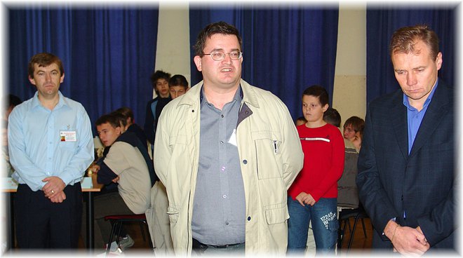 Osnivači 1. hrvatske kadetske lige u Rovišću 2005. g. Vlado Karagić (lijevo)/Foto: Privatni album
