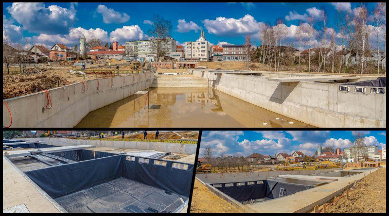 Fotografija: Foto: Radovi na prvom biološkom bazenu u Hrvatskoj napreduju/Foto: Grad Čazma
