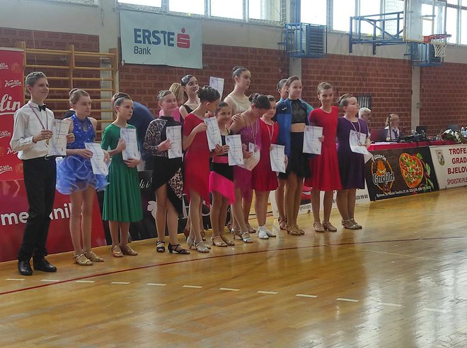 Sjajan rezultat bjelovarskih plesača/ Foto: ŠPK H-8
