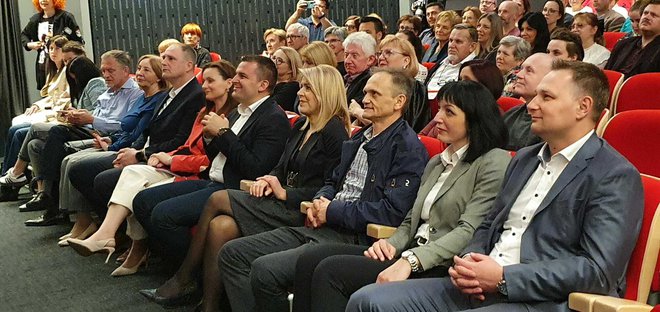 U prvim redovima bili su župan i gradonačelnik sa suprugama te izaslanica ministrice kulture Jasna Vaniček Fila/ Foto: Grad Bjelovar
