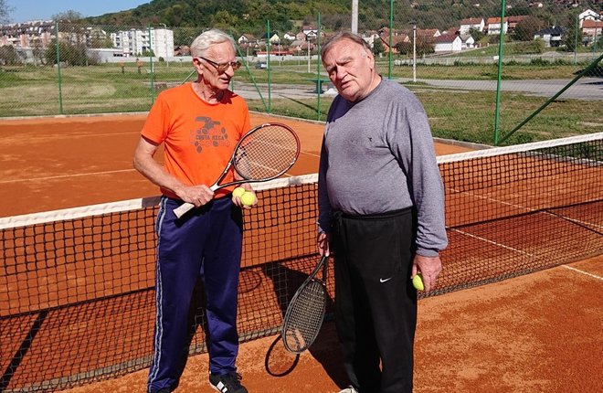 S Vladom Jandričićem na tenisu u Pakracu u rujnu 2018. godine/Foto: Mario Barać
