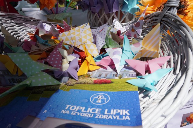 Origama koji se radio na štandu Toplica Lipik/Foto: MojPortal.hr
