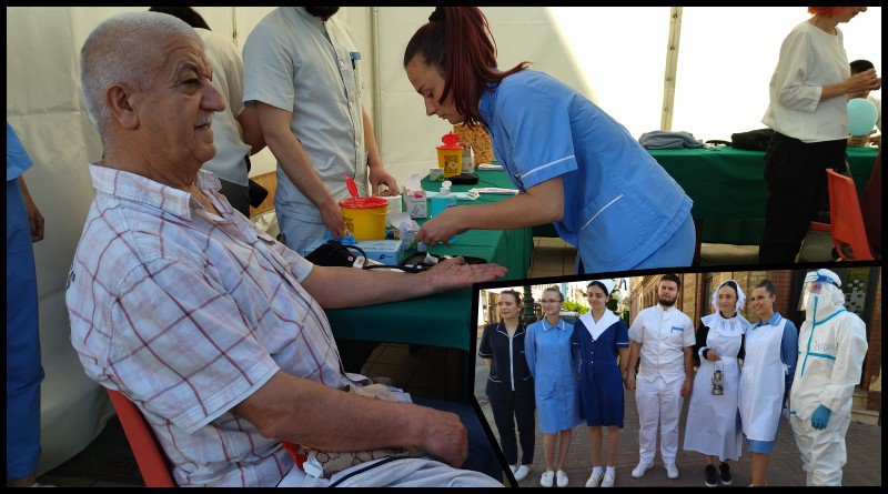 Fotografija: Osim mjerenja tlaka i šećera, građani su mogli vidjeti kako su nekada izgledale uniforme medicinskih sestara/ Foto: Deni Marčinković
