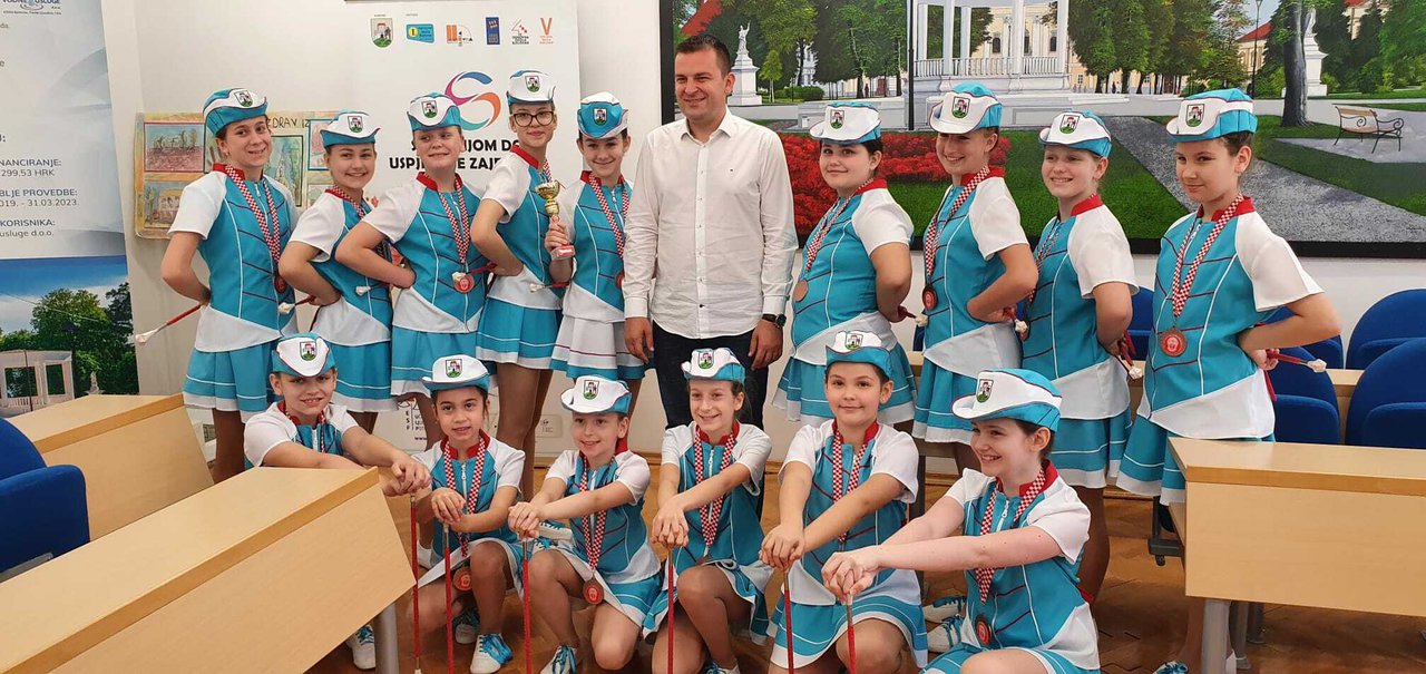 Fotografija: Djevojke se spremaju za Europsko prvenstvo u Zadru/ Foto: Grad Bjelovar
