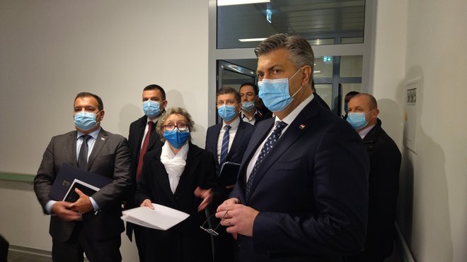 Premijer Plenković u obilasku nove bolnice/ Foto: Deni Marčinković
