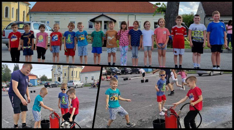 Fotografija: Mališani iz Končanice tri puta tjedno po dva sata pripremaju se za vatrogasno natjecanje/Foto: Deni Ružička
