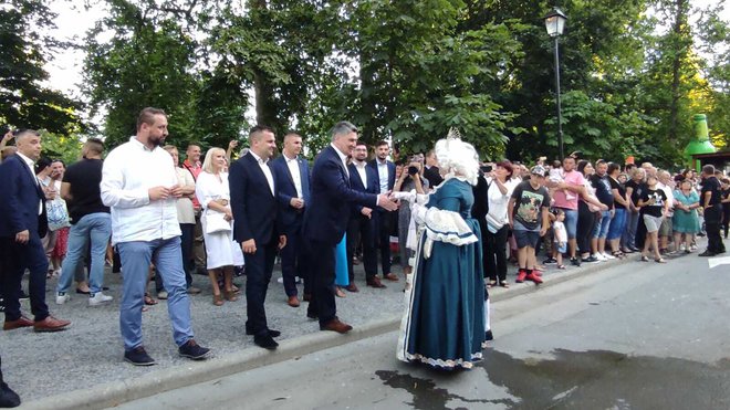 Susret carice Marije Terezije i predsjednika Milanovića/Foto: Martina Čapo
