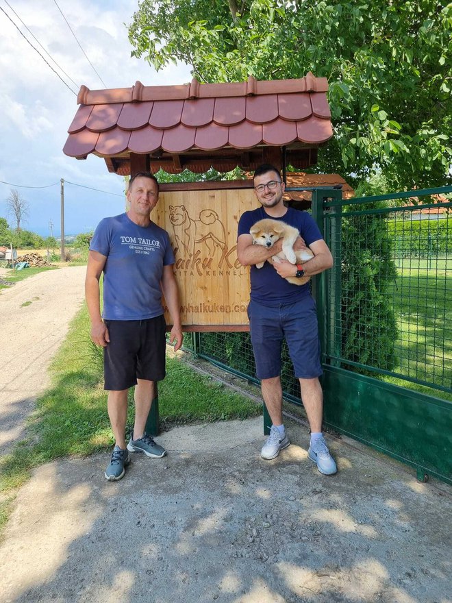Andrijana je sa svojim partnerom Darijom otputovala u Srbiju, u uzgajivačnicu Haiku Ken kako bi uživo vidjeli štene koje im uskoro dolazi/Foto: Privatni album
