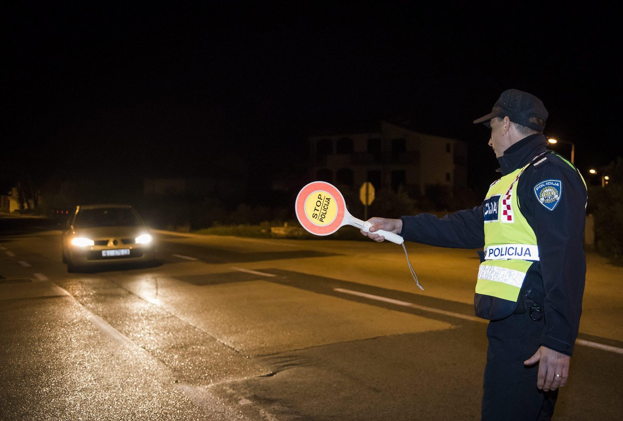 Fotografija: Policija je muškarca zaustavila 1 sat iza ponoći/Foto: Nikolina Vuković Stipaničev/CROPIX (ilustracija)
