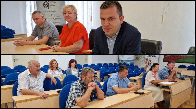 Fotografija: Gradonačelnik Dario Hrebak danas se sastao s predstavnicima nekih bjelovarskih udruga/Foto: Grad Bjelovar
