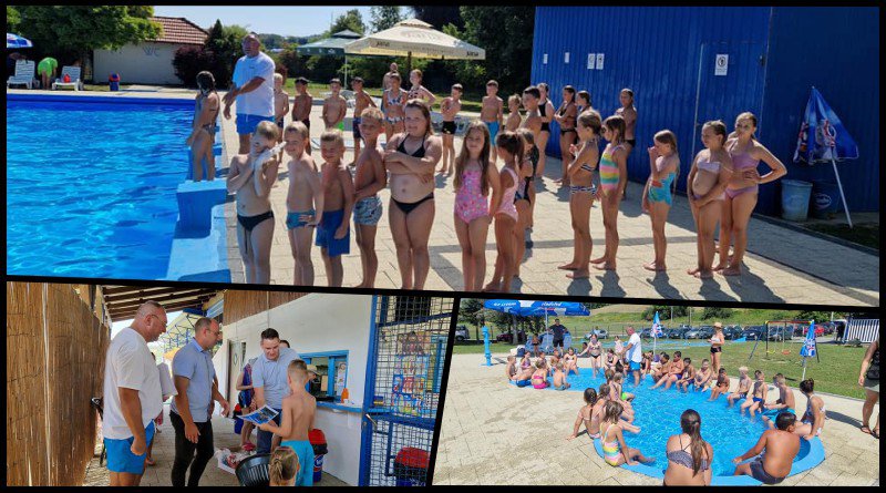Fotografija: Čak 58 mališana naučilo je ovoga ljeta plivati na šandrovačkom bazenu Gradina/Foto: Općina Veliko Trojstvo i Šandrovac
