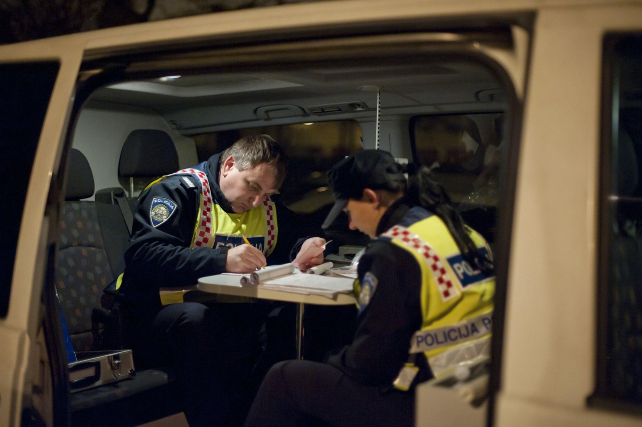 Fotografija: Proteklog vikenda policajci su u BBŽ utvrdili čak 145 prometnih prekršaja/ Foto: Ivan Mijic/CROPIX
