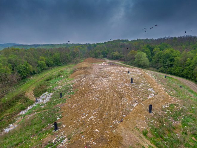 Odlagalište Cerik snimljeno iz zraka/Foto: Štefan Brajković

