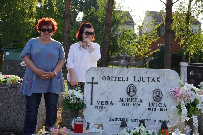 Majka Vera Ljutak i Mirelina sestra Danijela Ljutak Jureković/Foto: Nikica Puhalo/MojPortal.hr
