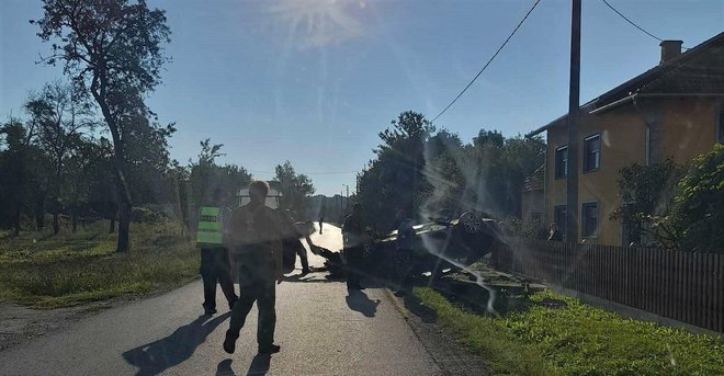 Policijski očevid na mjestu nesreće/Foto: Čitatelj/Compas.hr
