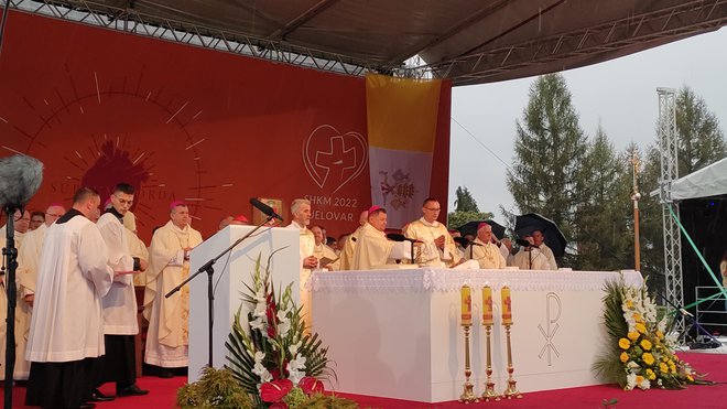 Svetu misu predvodio je mons. Vjekoslav Huzjak, biskup bjelovarsko-križevački/ Foto: Deni Marčinković

