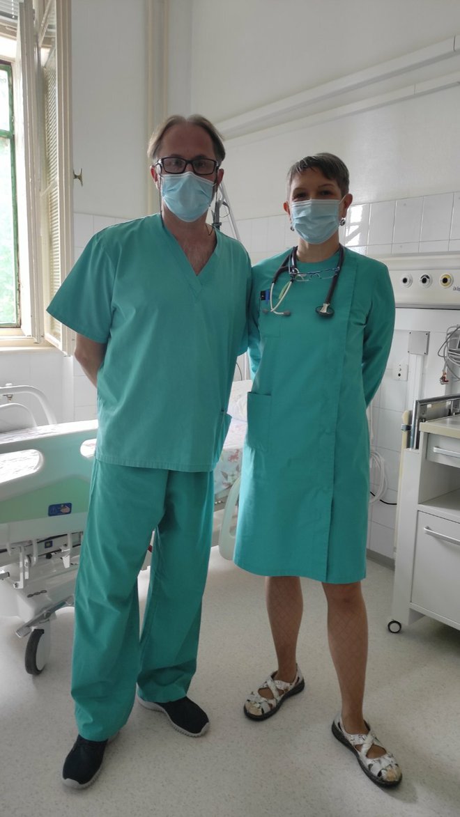 Dr. Kuten i dr. Žigman vjeruju kako je eksplantacija organa u Bjelovaru veliki iskorak za bolnicu. Što se tiče kolega, tvrde kako bez njih ništa što rade, ne bi bilo moguće te im zahvaljuju na potpori i pomoći/Foto: Martina Čapo
