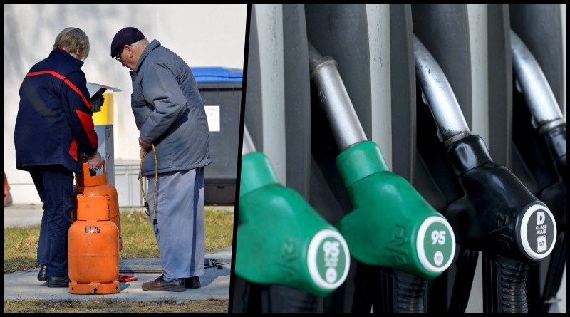Fotografija: Nova cijene goriva i plina/ Foto: Bruno Konjevic, Damjan Tadic/CROPIX
