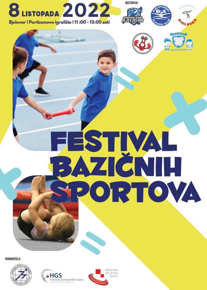 Plakat festivala/ Foto: Festival bazičnih sportova
