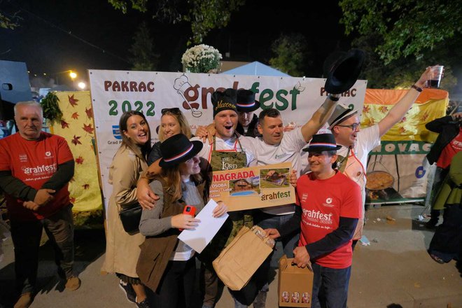 Pobjednik Grahfesta ekipa Quercus iz Novske/Foto: Mario Barać
