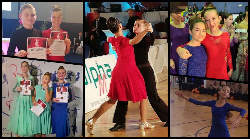 Fotografija: Bjelovarski plesači s natjecanja u Varaždinu donijeli 13 medalja/Foto: Plesni klub H8
