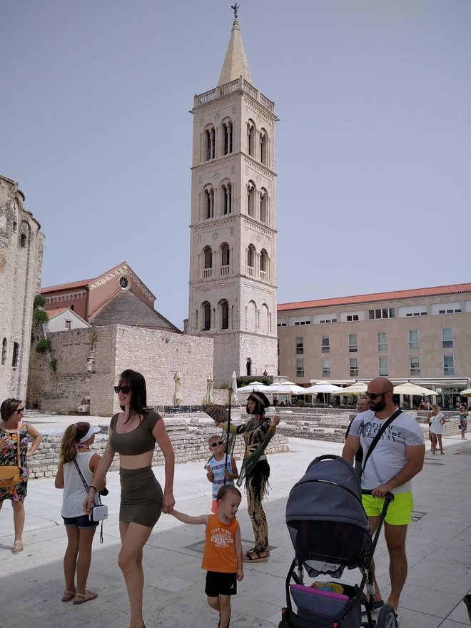 Zadar je toliko Branu oduševio da je poželjela u tom gradu živjeti/Foto: Privatni album
