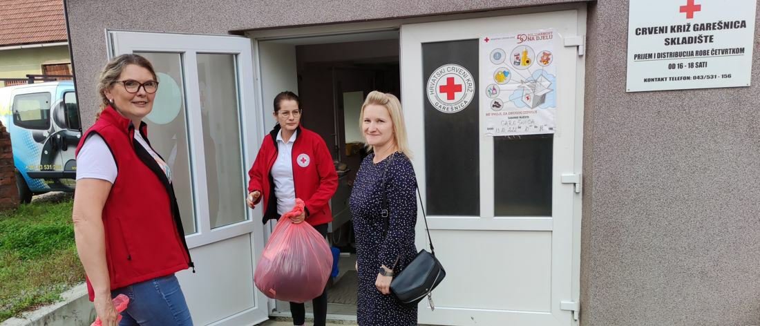 Fotografija: Crveni križ Garešnica za potrebite sugrađane prikupio više od 38 i pol tisuća kuna/Foto: KruGarešnica
