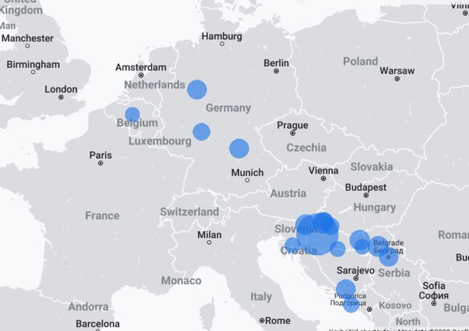 Čitatelje imamo, pokazuje Google Analytics, diljem Hrvatske i u inozemstvu

