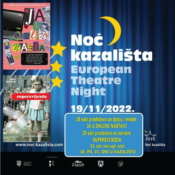 Plakat Noći kazališta/ Foto: Bjelovarsko kazalište
