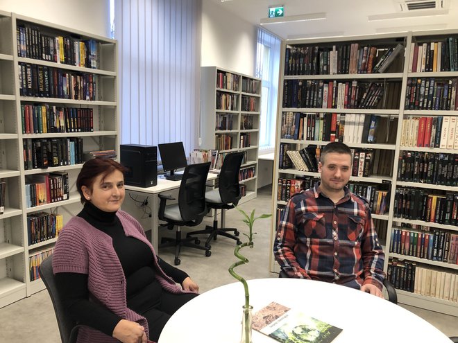 Knjižničari Maja Dizdarević i Filip Farago/ Foto: Janja Čaisa
