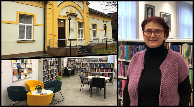 Fotografija: Ravnateljice garešničke knjižnice uživa u novom prostoru/ Foto: Janja Čaisa
