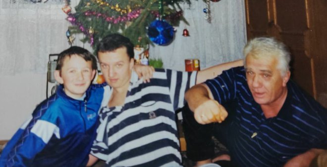 Marko, brat Ivan i pokojni otac/Foto: Privatni album
