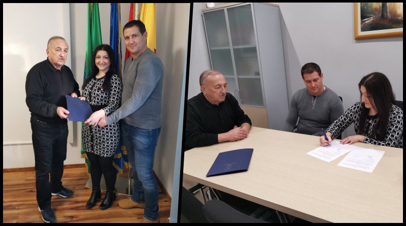 Fotografija: Ugovor je potpisan s obitelji koja je ostvarila pravo na mjeru Poboljšanje kvalitete stanovanja, a potpora iznosi 20.000,00 kuna/Foto: Općina Velika Trnovitica