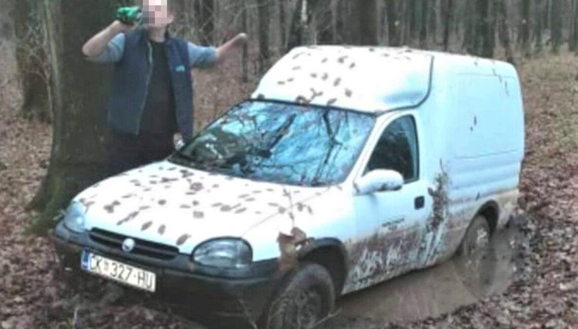 Fotografija: Odbjegli vozač se svojedobno skrivao od policije po šumama Bilogore, a u pauzi između dvije potjere pio je pivo/Foto: Danica.hr