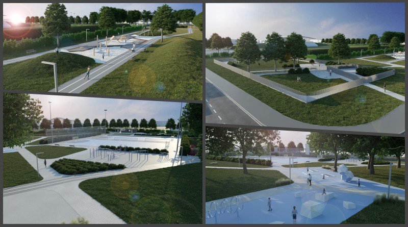 Fotografija: Novi park trebao bi se nalaziti u neposrednoj blizini novog stadiona/ Foto: Grad Bjelovar