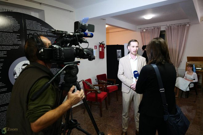 Filip Martinić daje intervju/Foto: Zoom Garešnica
